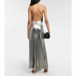 Loewe Draped Lamé Halterneck Top -Loewe Shop unnamed file 1011