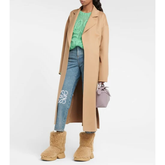 Loewe Shearling Ankle Boots 1 Loewe Shearling Ankle Boots