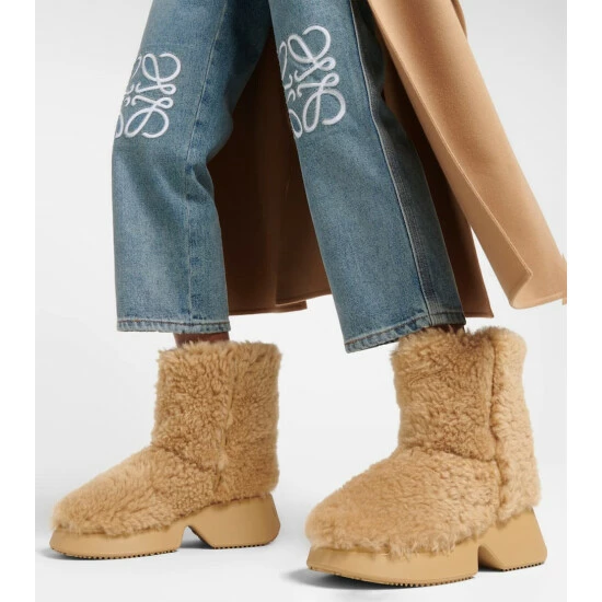 Loewe Shearling Ankle Boots 3 Loewe Shearling Ankle Boots - Image 3