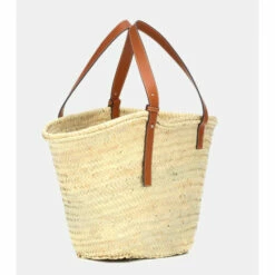 Loewe Large Leather-trimmed Basket Tote -Loewe Shop unnamed file 1043