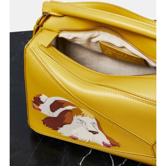 Loewe X Howl's Moving Castle Heen Puzzle Small Leather Shoulder Bag 2 Loewe X Howl's Moving Castle Heen Puzzle Small Leather Shoulder Bag - Image 2