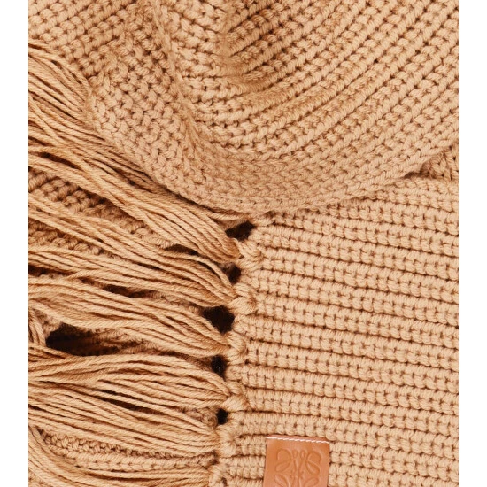 Loewe Cable-knit Wool Scarf 2 Loewe Cable-knit Wool Scarf - Image 2