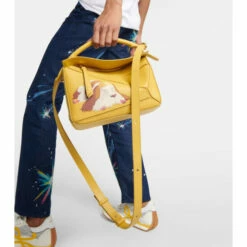 Loewe X Howl's Moving Castle Heen Puzzle Small Leather Shoulder Bag 9 Loewe X Howl's Moving Castle Heen Puzzle Small Leather Shoulder Bag -Loewe Shop unnamed file 109