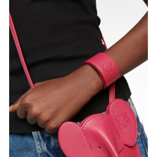 Loewe Anagram Leather Wrap Bracelet 2 Loewe Anagram Leather Wrap Bracelet - Image 2