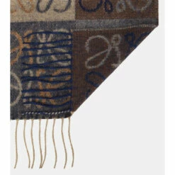 Loewe Anagram Intarsia Wool-blend Scarf -Loewe Shop unnamed file 1118