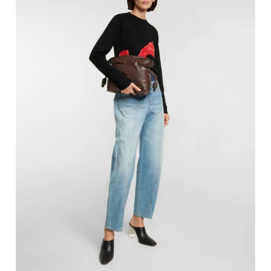 Loewe Flamenco Puffer Leather Clutch 4 Loewe Flamenco Puffer Leather Clutch - Image 4