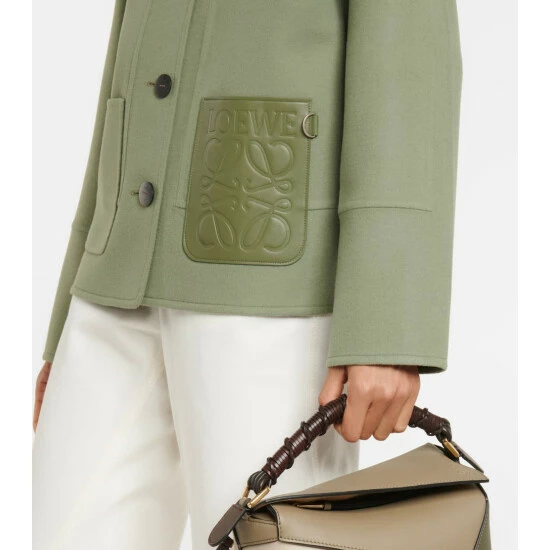 Loewe Anagram Wool And Cashmere Jacket 4 Loewe Anagram Wool And Cashmere Jacket - Image 4