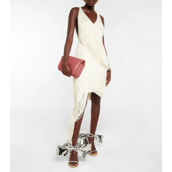 Loewe Metallic Bow Sandals 1 Loewe Metallic Bow Sandals