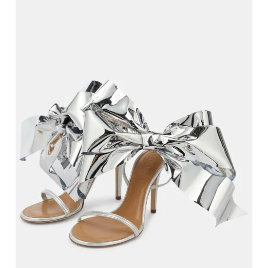 Loewe Metallic Bow Sandals 4 Loewe Metallic Bow Sandals - Image 4