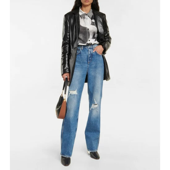 Loewe Single-breasted Leather Blazer 1 Loewe Single-breasted Leather Blazer