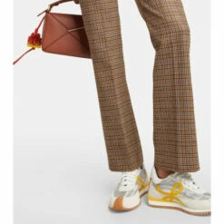 Loewe X Howl's Moving Castle Checked High-rise Slim Wool Pants -Loewe Shop unnamed file 121