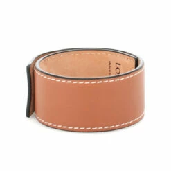 Loewe Anagram Leather Snap Bracelet