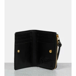 Loewe X Howl's Moving Castle Calcifer Embellished Leather Wallet