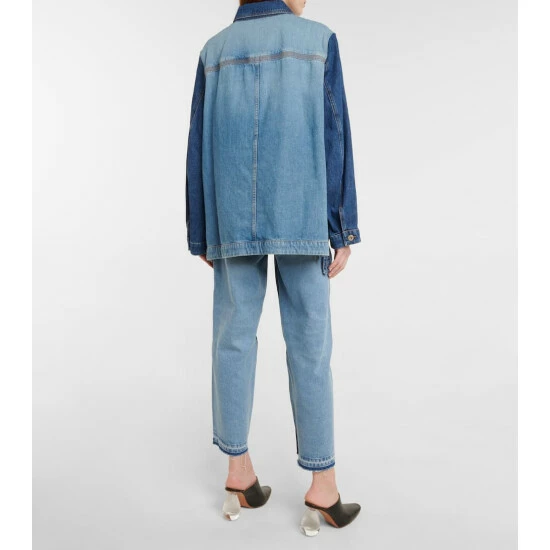 Loewe Anagram-patch Denim Jacket 2 Loewe Anagram-patch Denim Jacket - Image 2