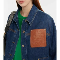 Loewe Anagram-patch Denim Jacket 7 Loewe Anagram-patch Denim Jacket -Loewe Shop unnamed file 1258