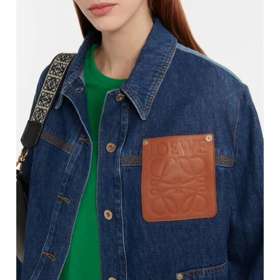 Loewe Anagram-patch Denim Jacket 3 Loewe Anagram-patch Denim Jacket - Image 3