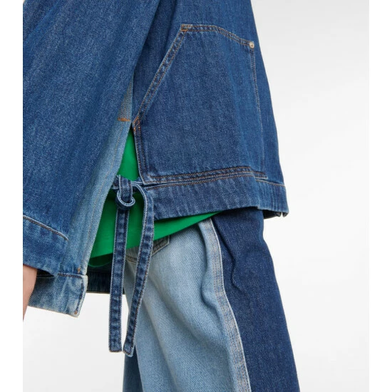 Loewe Anagram-patch Denim Jacket 4 Loewe Anagram-patch Denim Jacket - Image 4