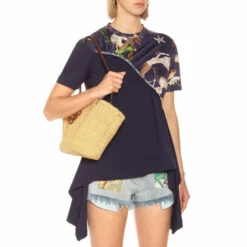 Loewe Shell Small Leather-trimmed Shopper