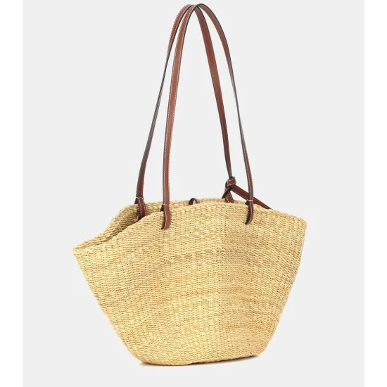 Loewe Shell Small Leather-trimmed Shopper 3 Loewe Shell Small Leather-trimmed Shopper - Image 3