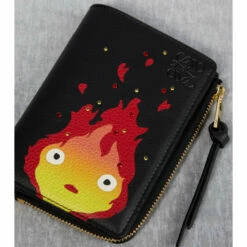 Loewe X Howl's Moving Castle Calcifer Embellished Leather Wallet -Loewe Shop unnamed file 127