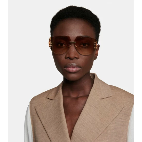Loewe Anagram Oversized Sunglasses 2 Loewe Anagram Oversized Sunglasses - Image 2