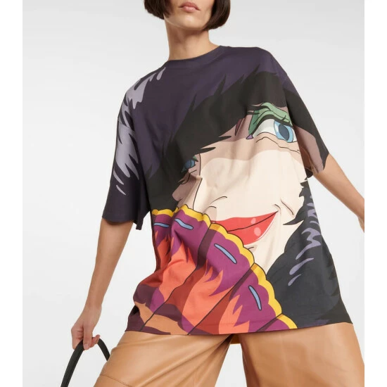 Loewe X Howl's Moving Castle Witch Of The Waste Cotton T-shirt 2 Loewe X Howl's Moving Castle Witch Of The Waste Cotton T-shirt - Image 2