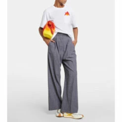 Loewe X Howl's Moving Castle Calcifer Embroidered Cotton T-shirt