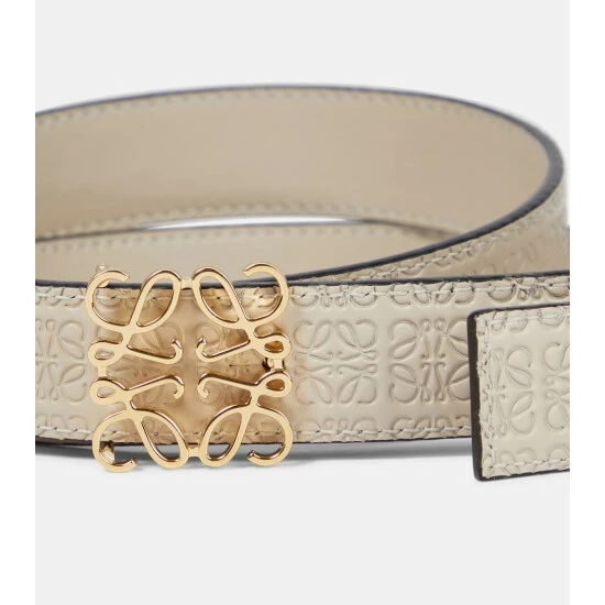 Loewe Anagram Embossed Leather Belt 2 Loewe Anagram Embossed Leather Belt - Image 2