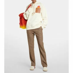 Loewe X Howl's Moving Castle Calcifer Embroidered Cotton Hoodie