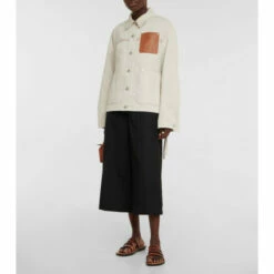 Loewe Anagram Cotton And Linen Jacket
