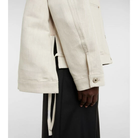 Loewe Anagram Cotton And Linen Jacket 4 Loewe Anagram Cotton And Linen Jacket - Image 4