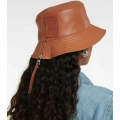 Loewe Anagram Leather Bucket Hat -Loewe Shop unnamed file 1382