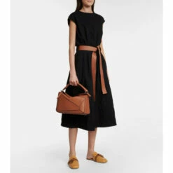 Loewe Gate Leather Slippers