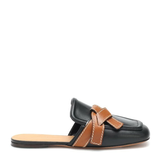 Loewe Gate Leather Slippers 4 Loewe Gate Leather Slippers - Image 4