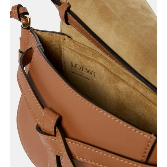 Loewe Gate Dual Mini Leather And Jacquard Shoulder Bag 2 Loewe Gate Dual Mini Leather And Jacquard Shoulder Bag - Image 2