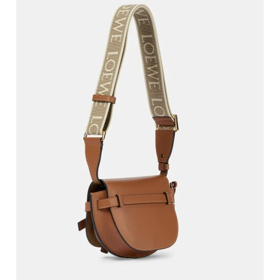 Loewe Gate Dual Mini Leather And Jacquard Shoulder Bag 3 Loewe Gate Dual Mini Leather And Jacquard Shoulder Bag - Image 3