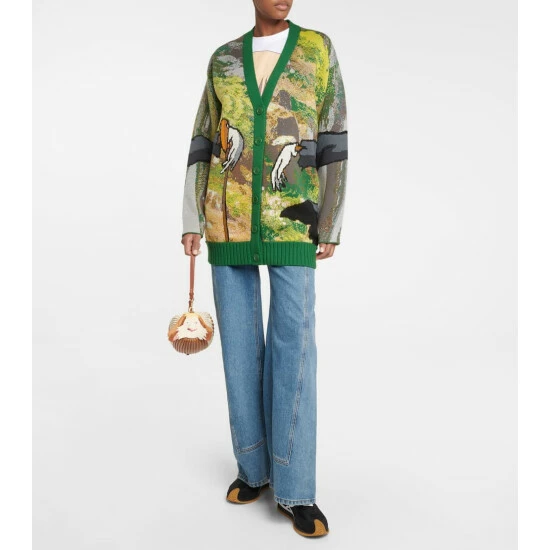 Loewe X Howl's Moving Castle Turnip Head Wool Cardigan 1 Loewe X Howl's Moving Castle Turnip Head Wool Cardigan