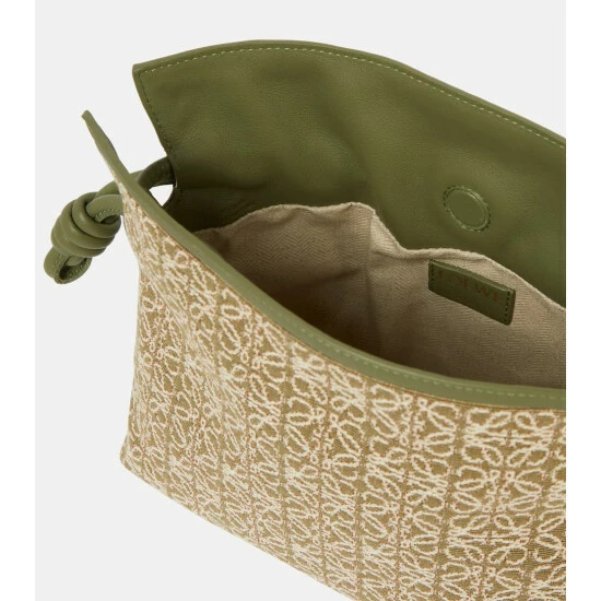 Loewe Flamenco Mini Jacquard Canvas Clutch 2 Loewe Flamenco Mini Jacquard Canvas Clutch - Image 2