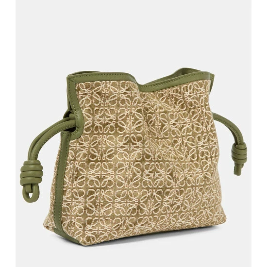 Loewe Flamenco Mini Jacquard Canvas Clutch 3 Loewe Flamenco Mini Jacquard Canvas Clutch - Image 3