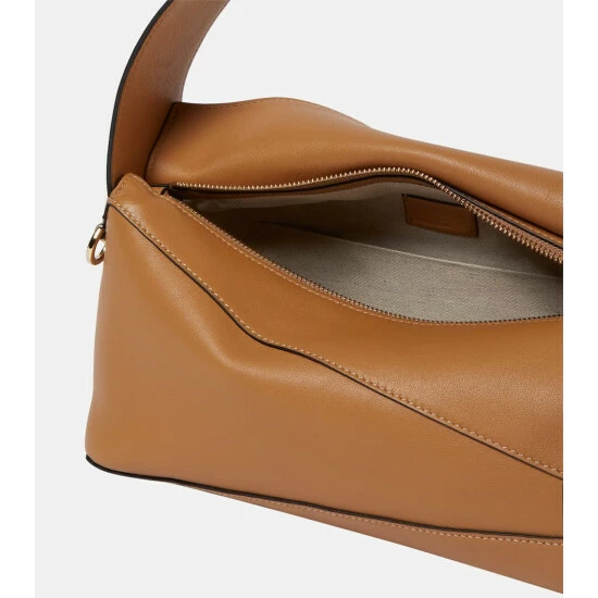 Loewe Puzzle Slouchy Leather Shoulder Bag 2 Loewe Puzzle Slouchy Leather Shoulder Bag - Image 2