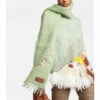 Loewe X Howl's Moving Castle Heen Wool And Mohair Scarf