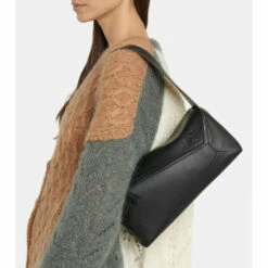 Loewe Puzzle Slouchy Leather Shoulder Bag