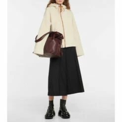 Loewe Leather-trimmed Shearling Jacket