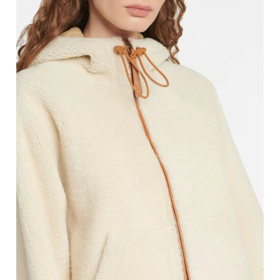 Loewe Leather-trimmed Shearling Jacket 3 Loewe Leather-trimmed Shearling Jacket - Image 3