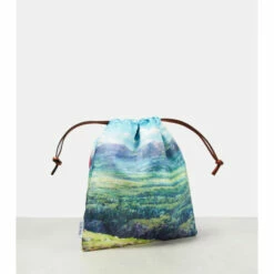 Loewe X Howl's Moving Castle Printed Canvas Drawstring Pouch -Loewe Shop unnamed file 182