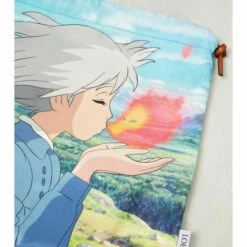Loewe X Howl's Moving Castle Printed Canvas Drawstring Pouch -Loewe Shop unnamed file 184