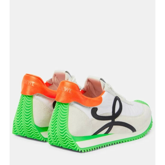 Loewe Flow Suede-paneled Sneakers 2 Loewe Flow Suede-paneled Sneakers - Image 2