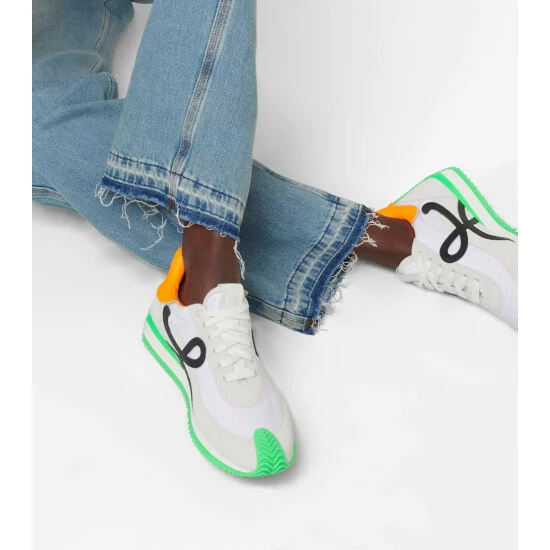 Loewe Flow Suede-paneled Sneakers 3 Loewe Flow Suede-paneled Sneakers - Image 3