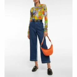 Loewe Anagram Leather Slippers