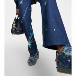 Loewe X Howl's Moving Castle Magical Sky Printed High-rise Jeans -Loewe Shop unnamed file 19